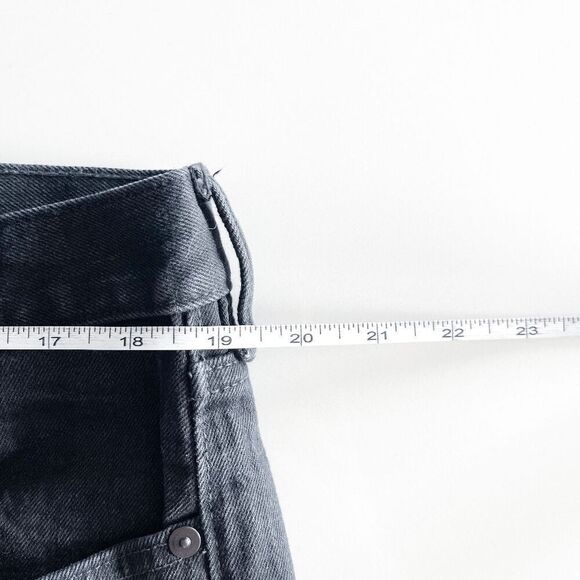 Banana Republic Mens Dark Wash Denim Straight Jeans Black 38x32 - Picture 6 of 9